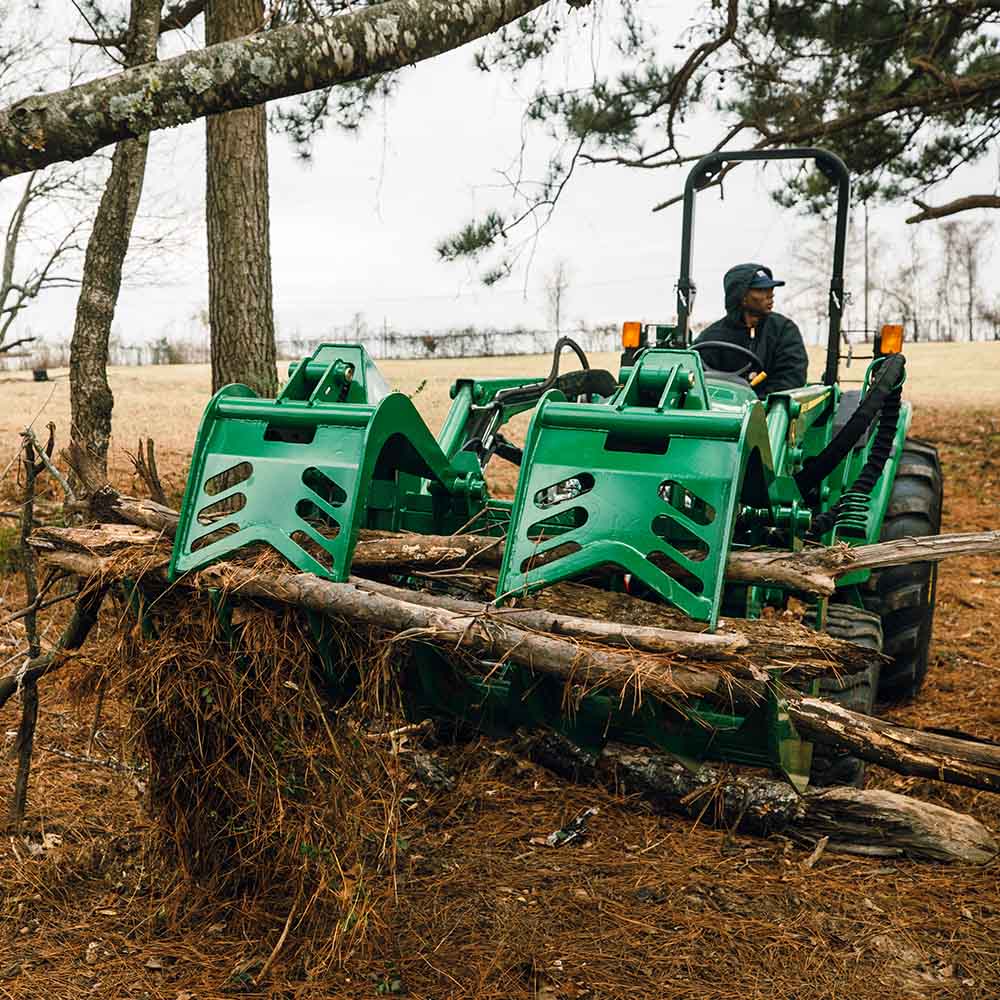 Grade 50 Standard Series Root Grapple Bucket Fits John Deere | 72"