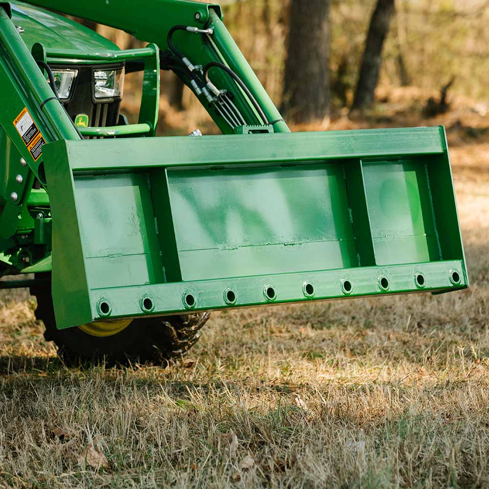 72" Manure Tine Bucket Attachment Fits John Deere Tractors | Frame Only