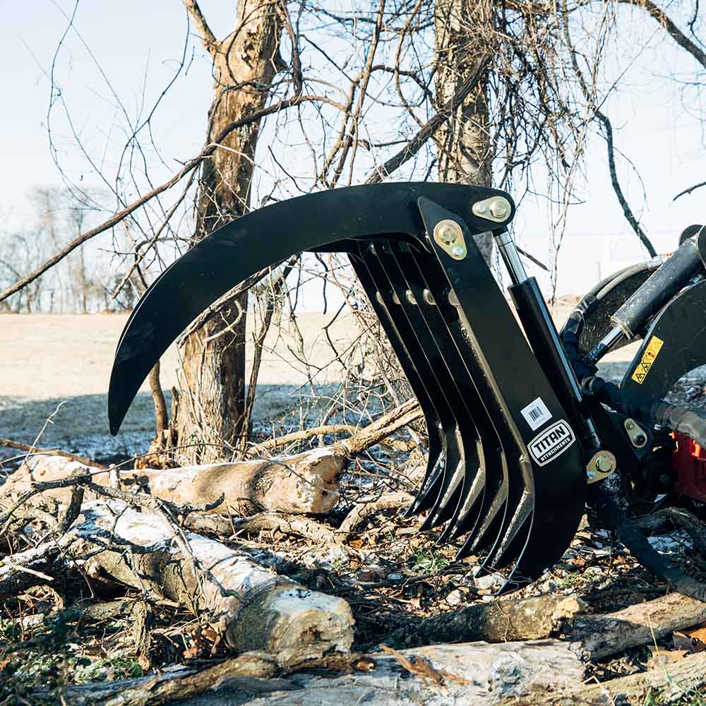 Mini Skid Steer Root Grapple Rake