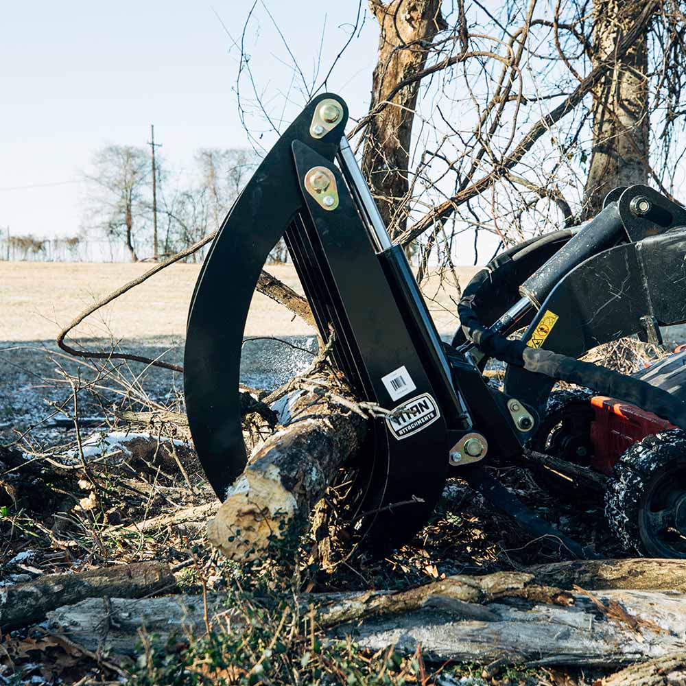 Mini Skid Steer Root Grapple Rake - view 5
