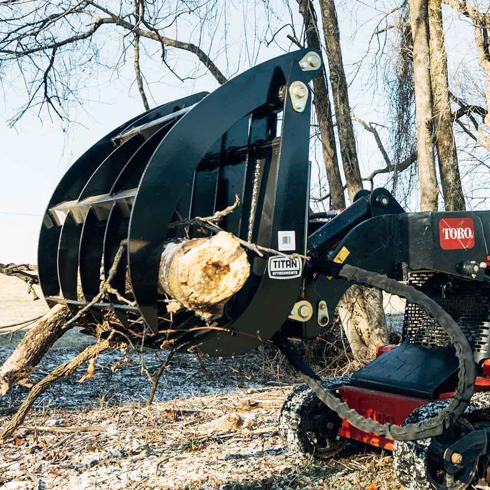 Mini Skid Steer Root Grapple Rake