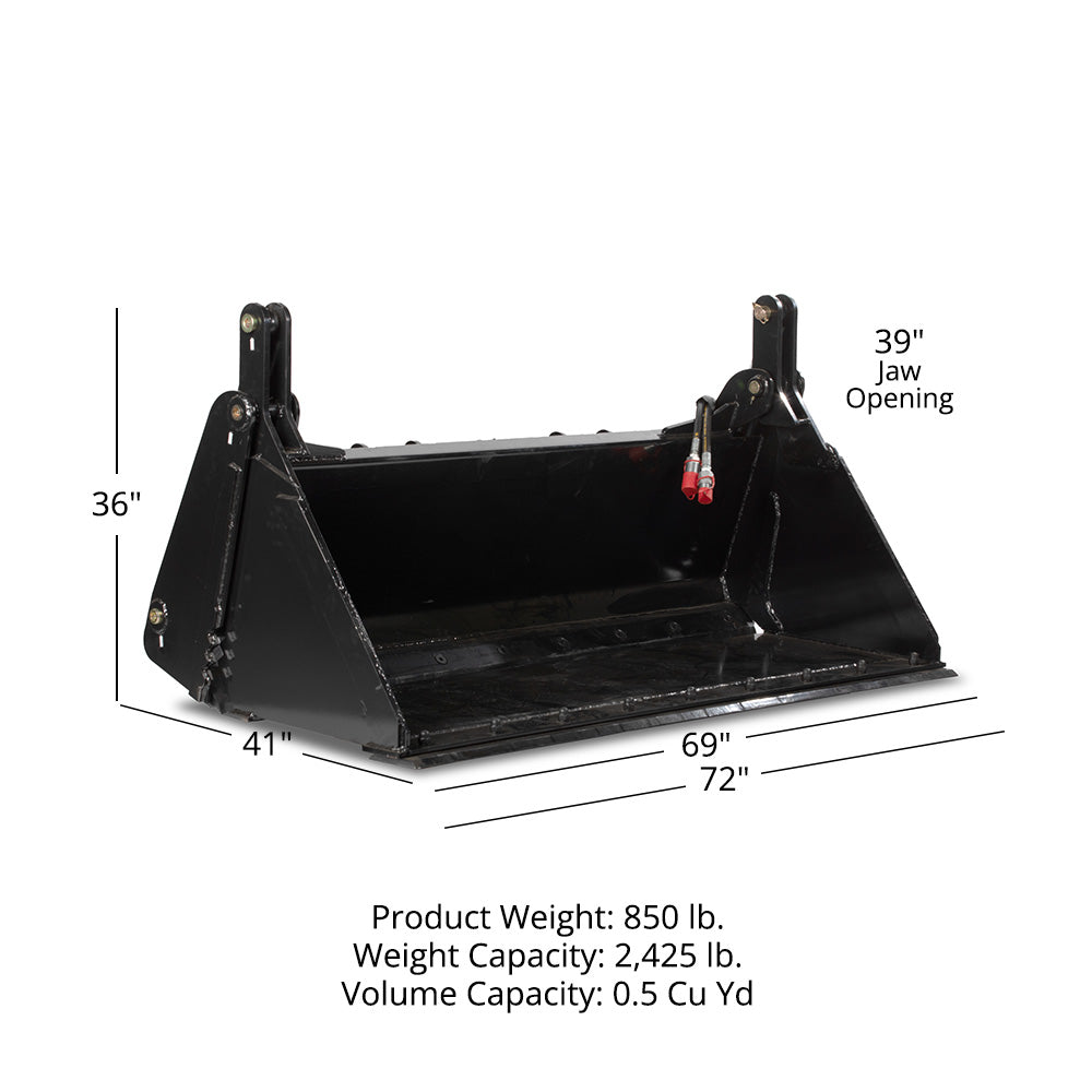72" 4-In-1 Combo Bucket - view 12