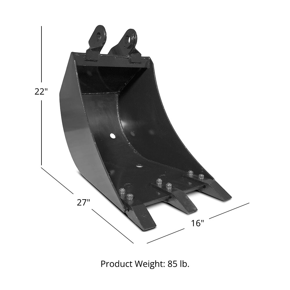 Backhoe Buckets - Bucket Size: 16" | 16"