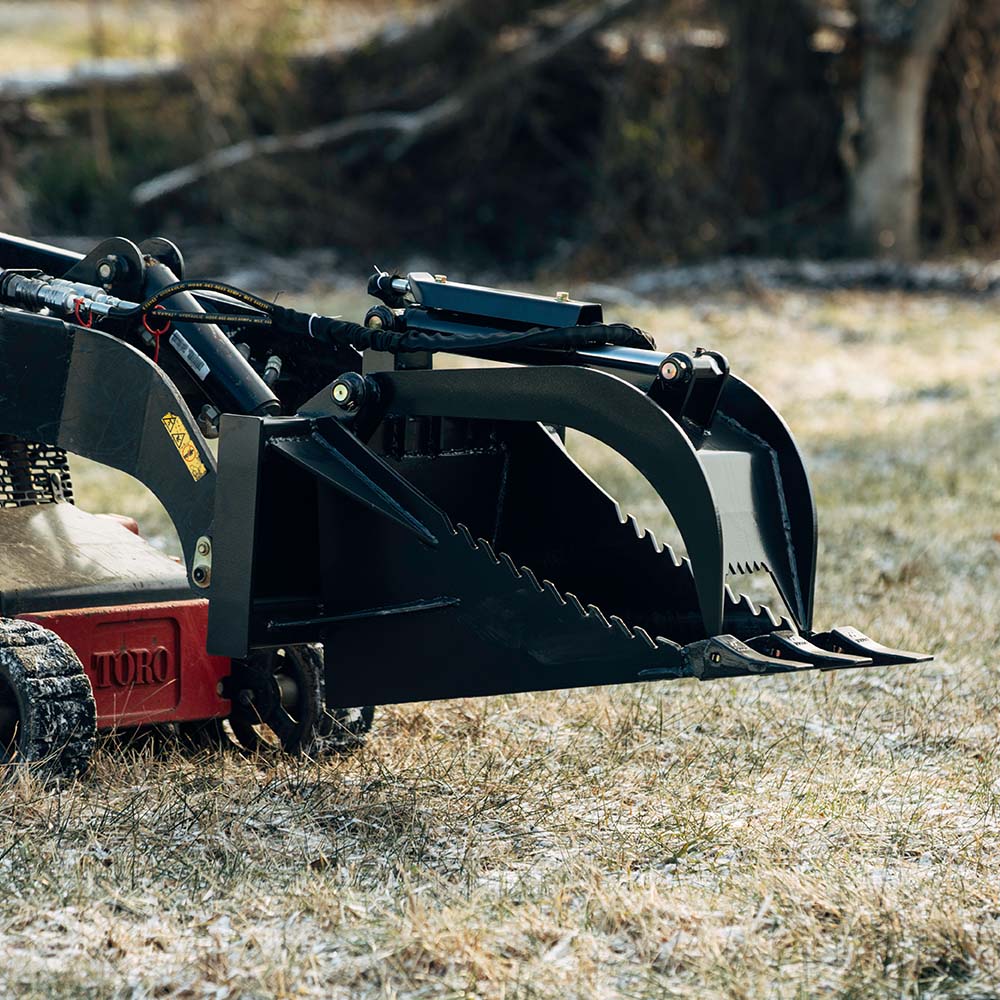 Mini Skid Steer Stump Bucket Grapple - view 2