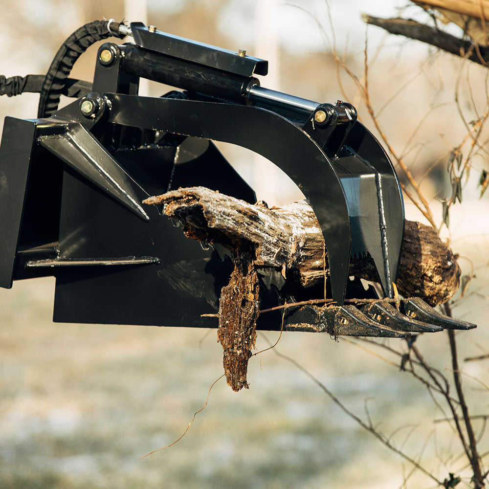 Mini Skid Steer Stump Bucket Grapple - view 4