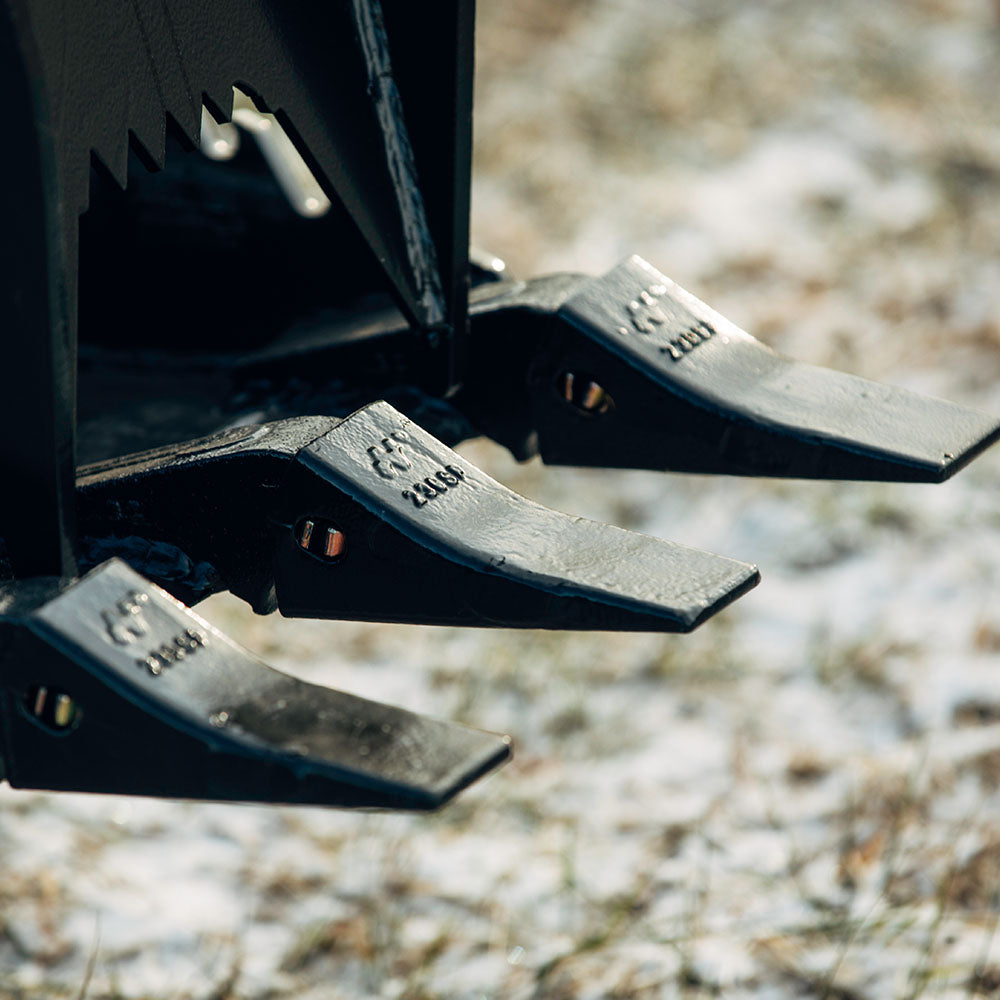 Mini Skid Steer Stump Bucket Grapple