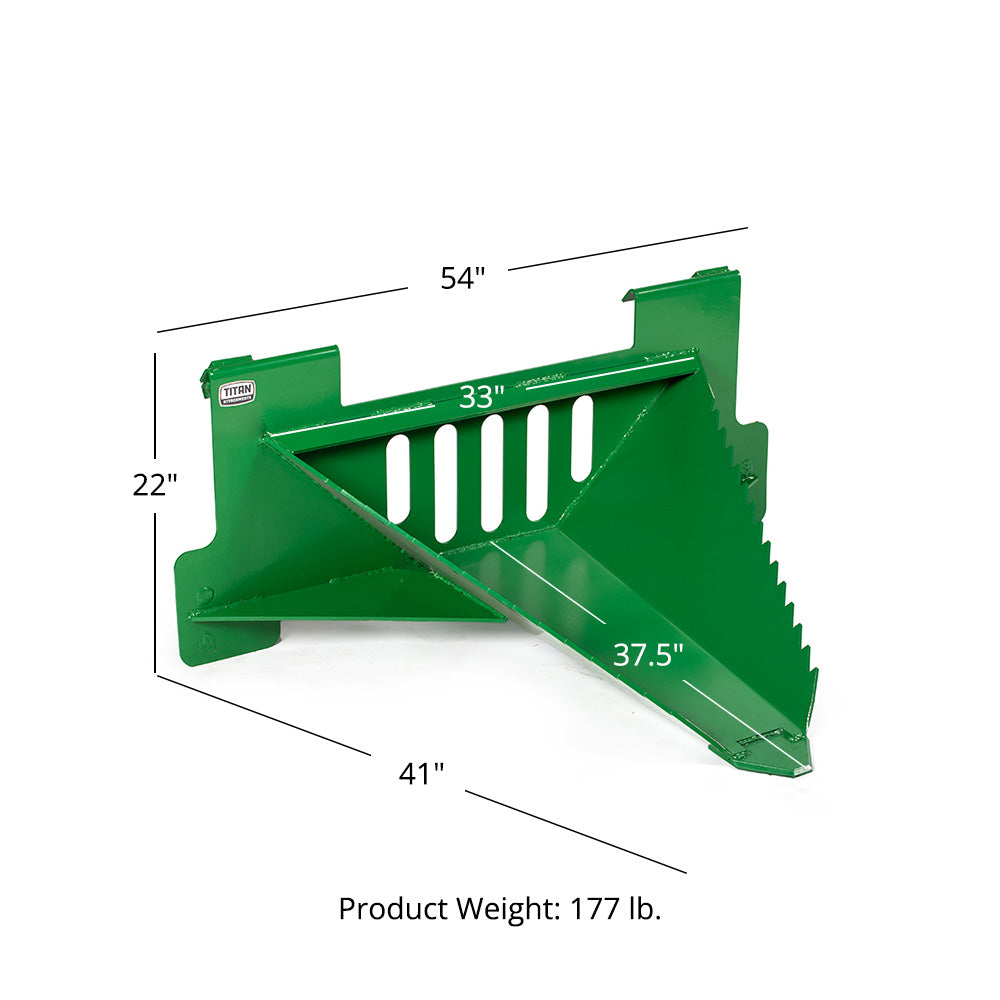 Economy Series Stump Bucket Fits John Deere Tractors
