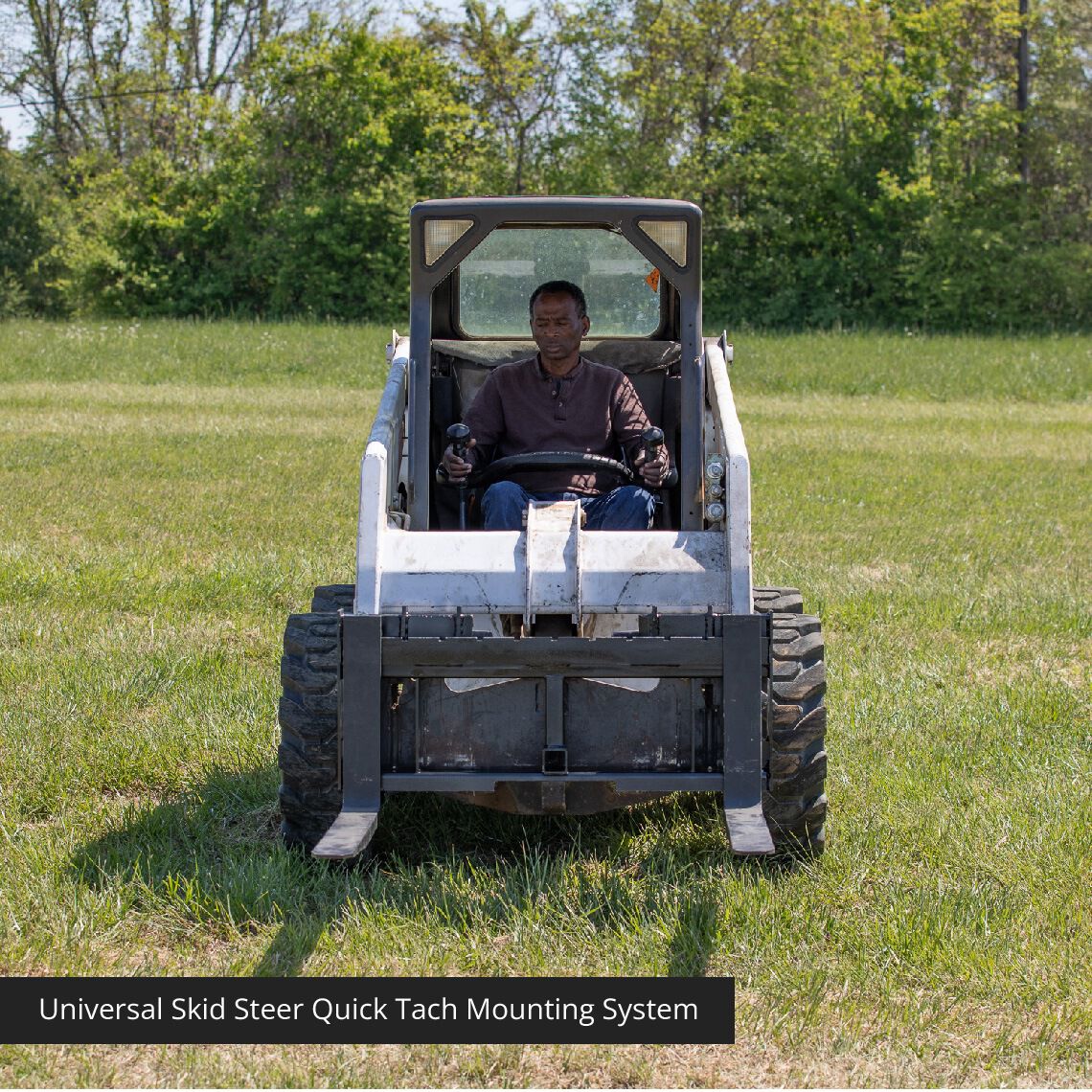 SCRATCH AND DENT - Economy Series Pallet Fork Attachment, 48" Fork Blades - FINAL SALE - view 3