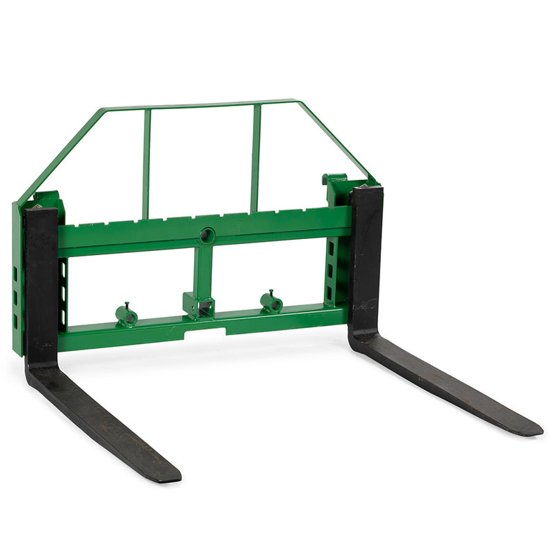 Standard Series Pallet Fork Frame, Fits John Deere Hook and Pin | Frame + 36" Blades
