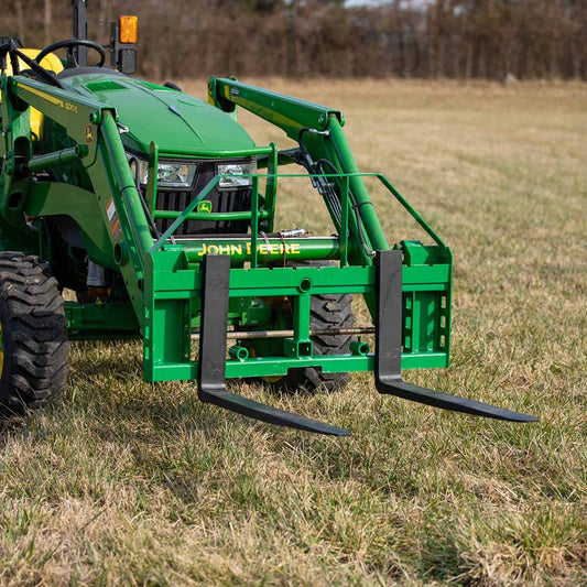 Standard Series Pallet Fork Frame, Fits John Deere Hook and Pin | Frame + 36" Blades view 2