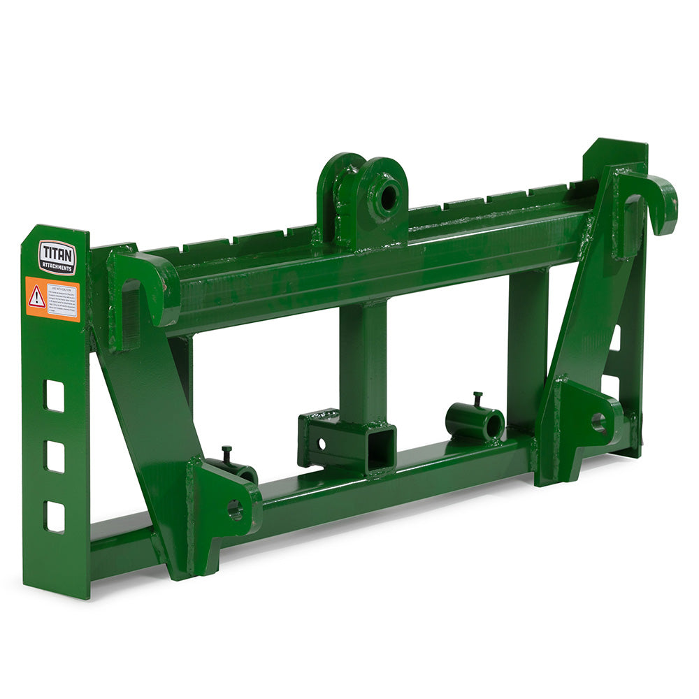 Economy Series Global Euro Pallet Fork Frame, Fits John Deere Tractors | Frame Only