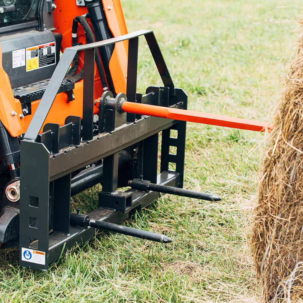 Standard Series Hay Frame Attachment | 49" Main Spear + 17.5" Stabilizers