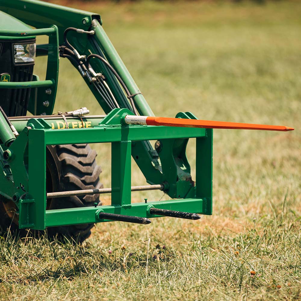 Hay Frame Attachment Fits John Deere Tractors | Frame + 49" Spear - view 2