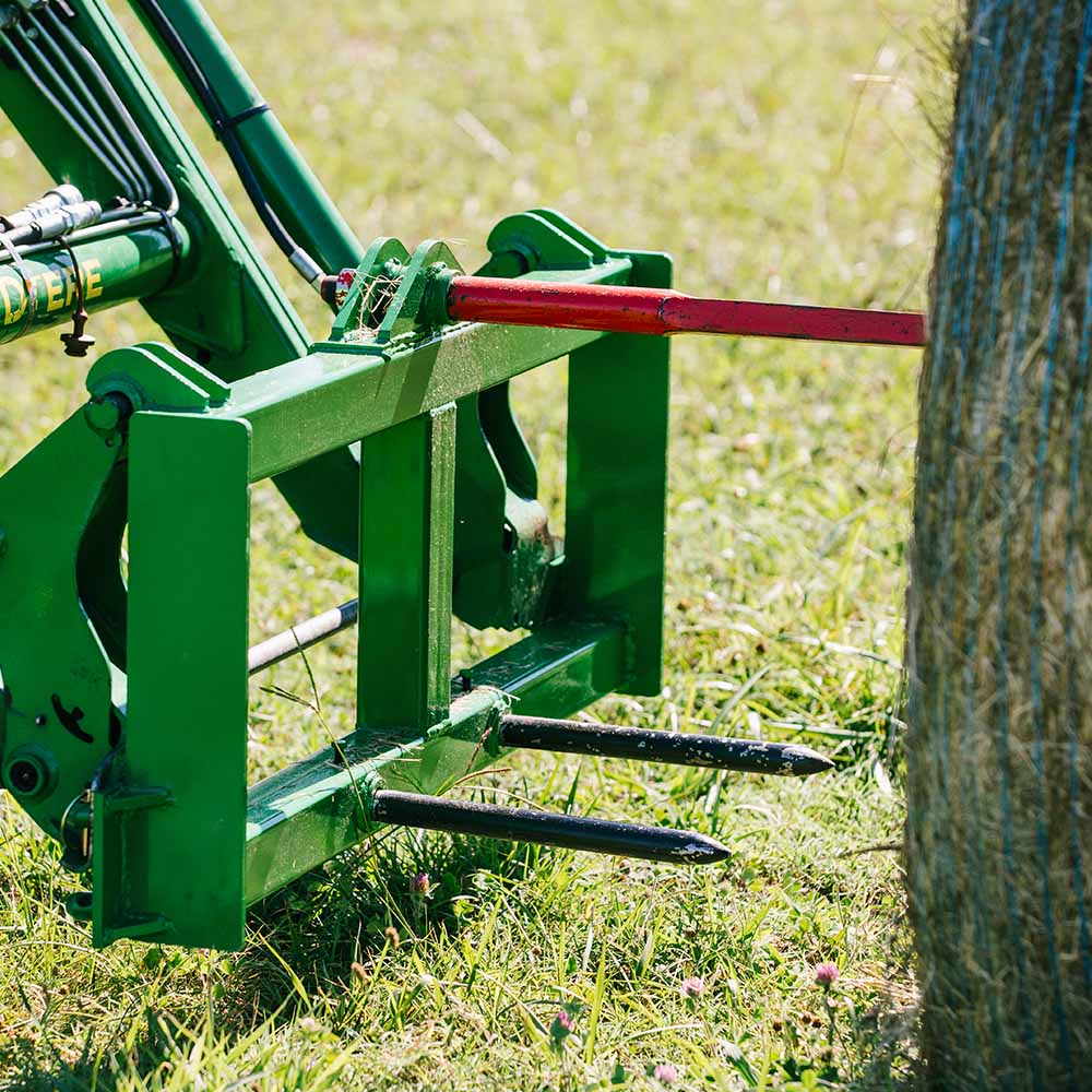 Hay Frame Attachment Fits John Deere Tractors | Frame + 49" Spear