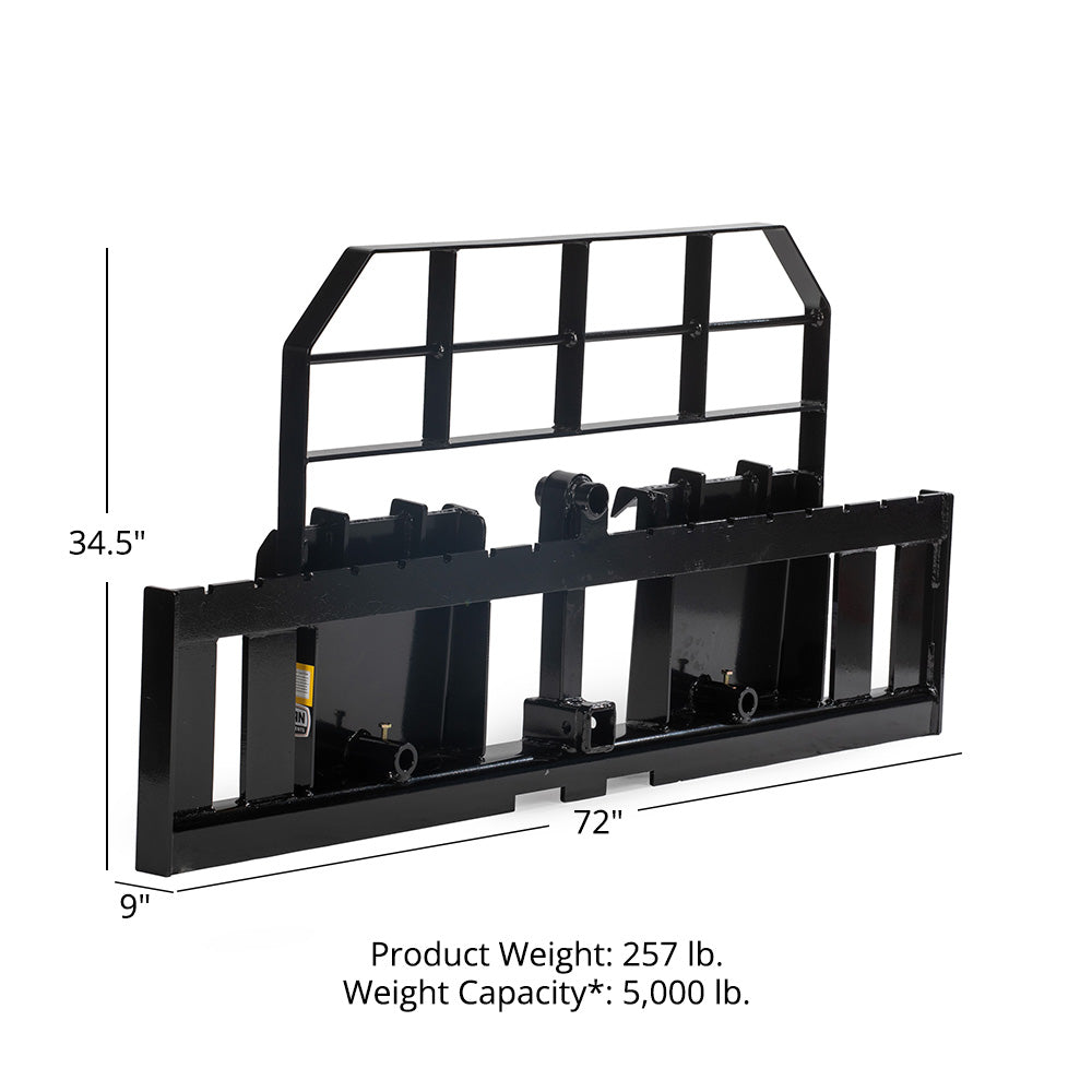 Pro Series Extra Wide Pallet Fork Frame | 72" / Frame Only - view 108