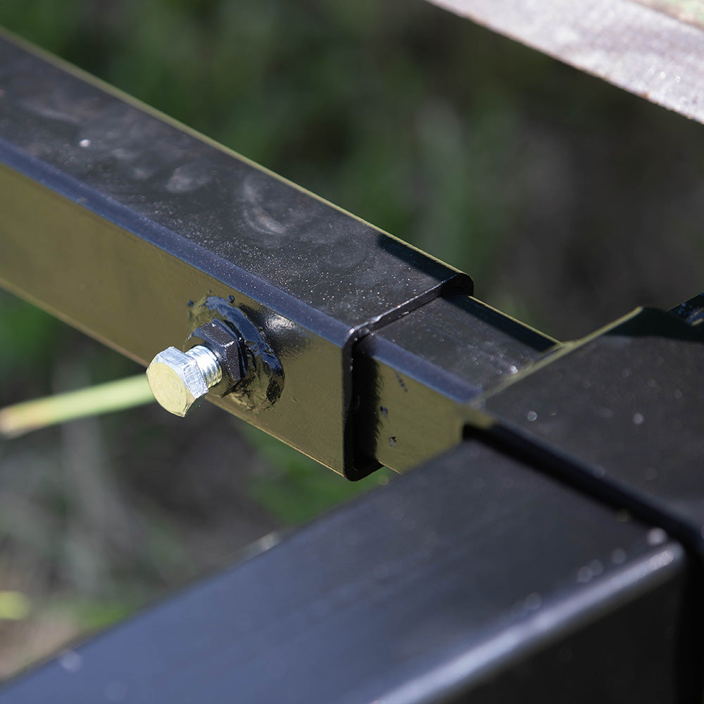 43" Light-Duty Clamp-On Pallet Forks | With Stabilizer Bar