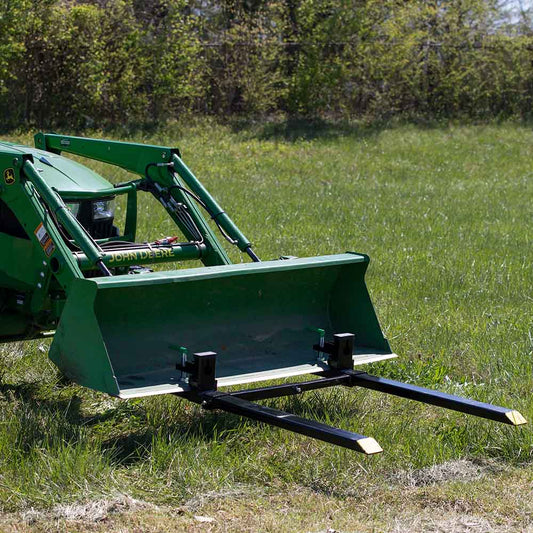 Medium-Duty Clamp-On Pallet Forks | With Stabilizer Bar view 2
