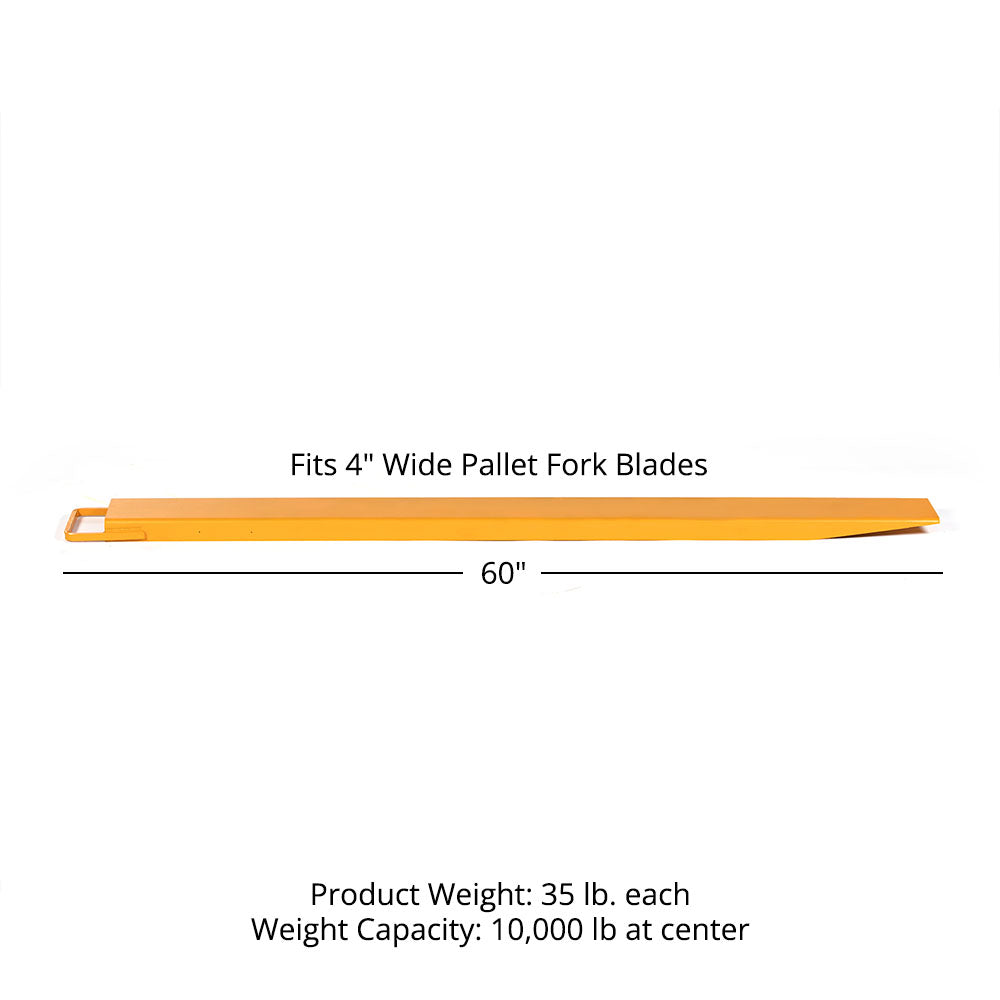 Titan Pallet Fork Extensions | 60" / 4.5"
