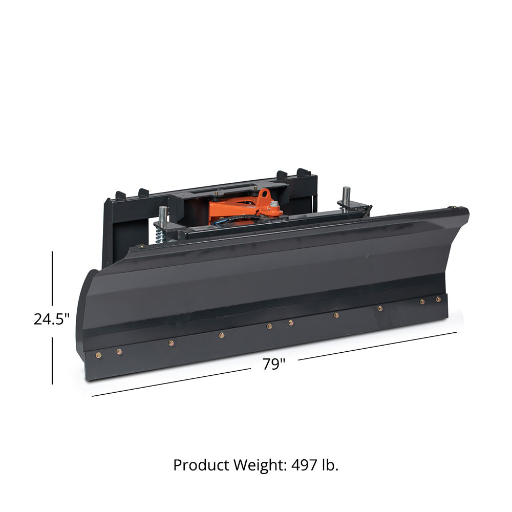 Hydraulic Skid Steer Dozer Blade / Snow Plow | 79" - view 12