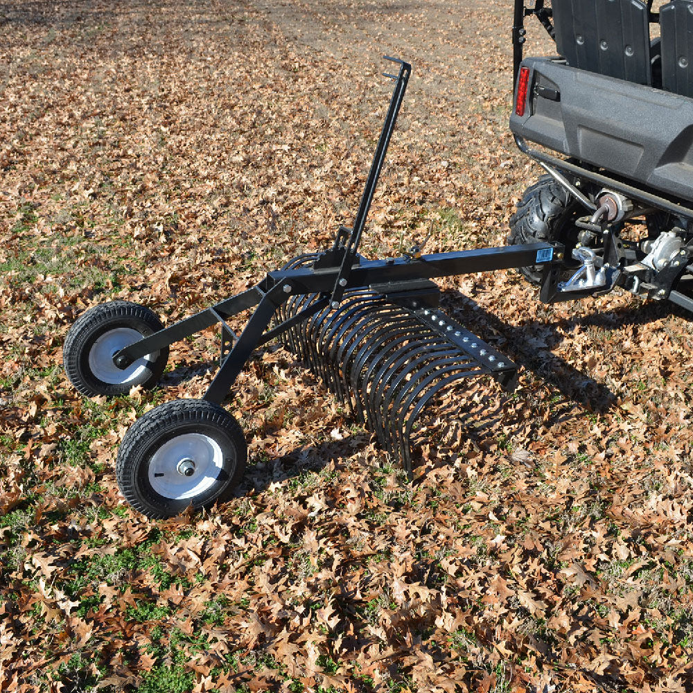 ATV Transformer Tow Frame With Landscape Rake | 4' - view 5