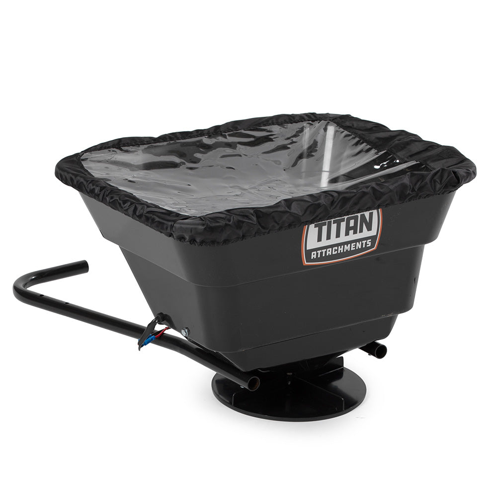 Titan Attachments 12 Volt Atv/utv Broadcast Spreader, 80 lb Capacity