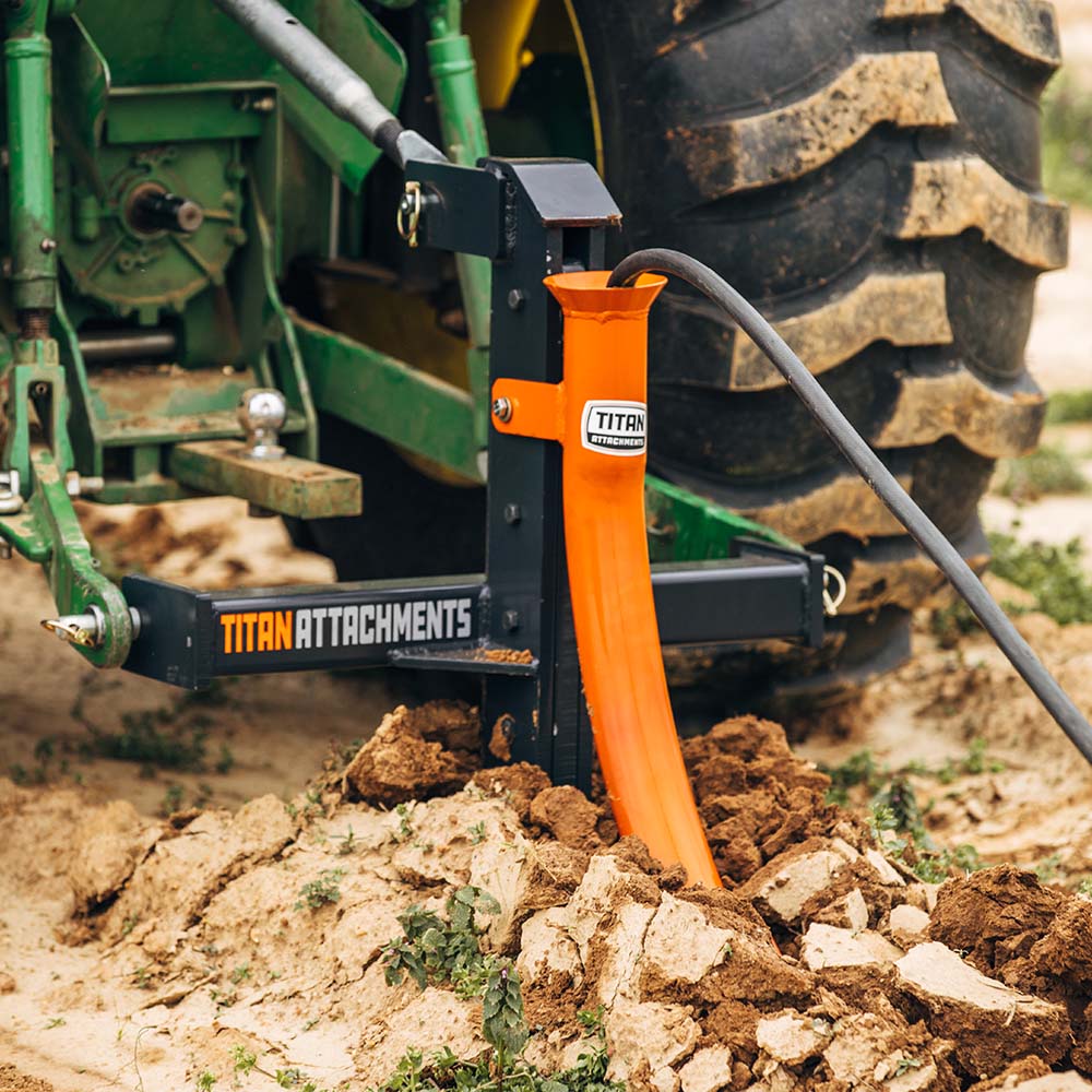 Single Tine Subsoiler | Subsoiler with Pipe Layer - view 2