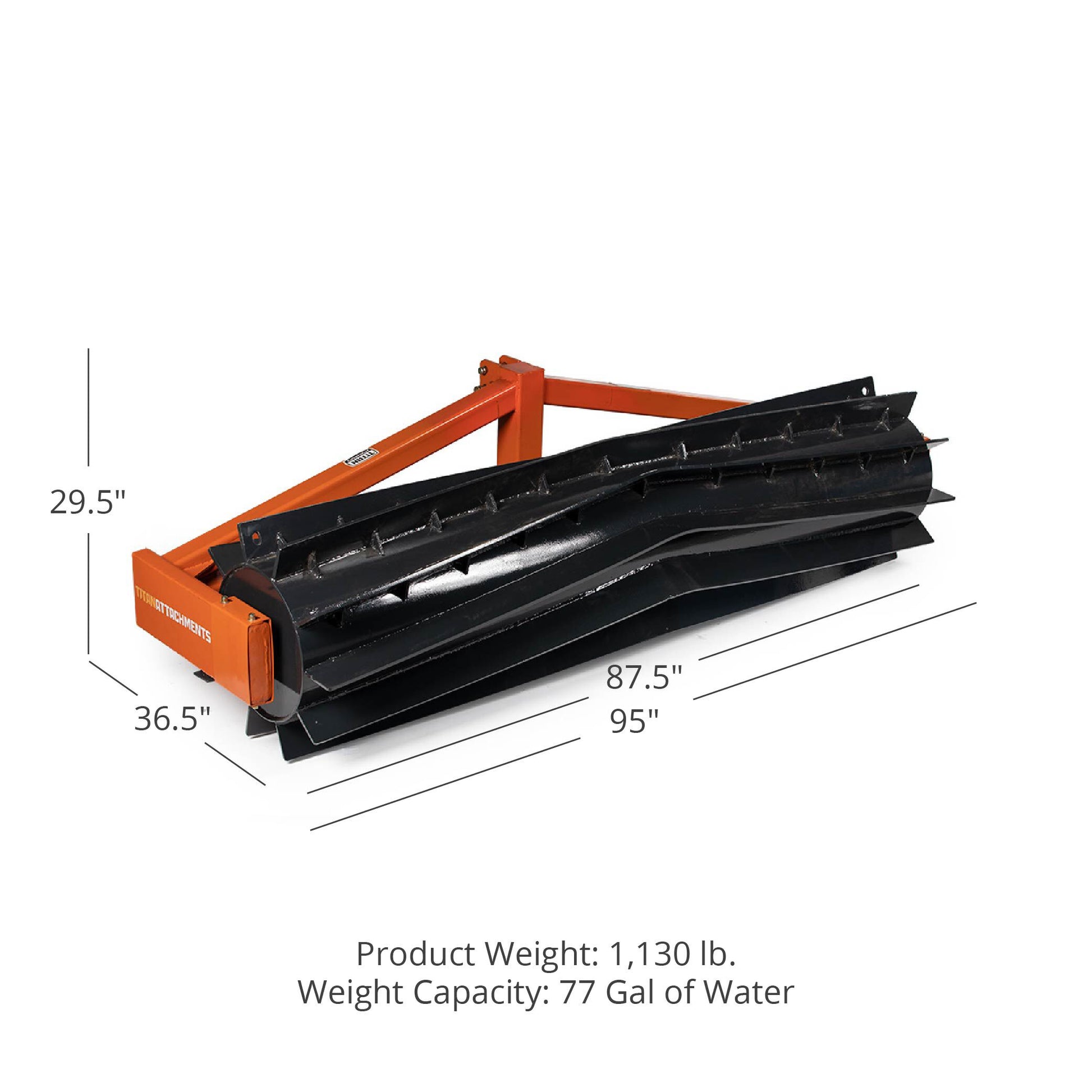3 Point Crimper Roller | 8'
