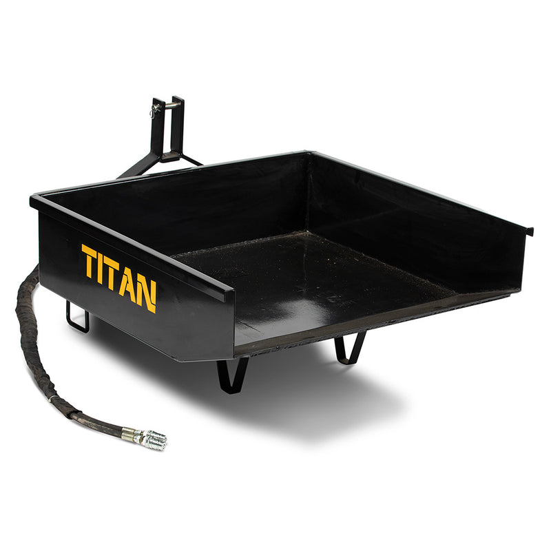 3 Point Quick Hitch Hydraulic Dump Box | 10 cu ft
