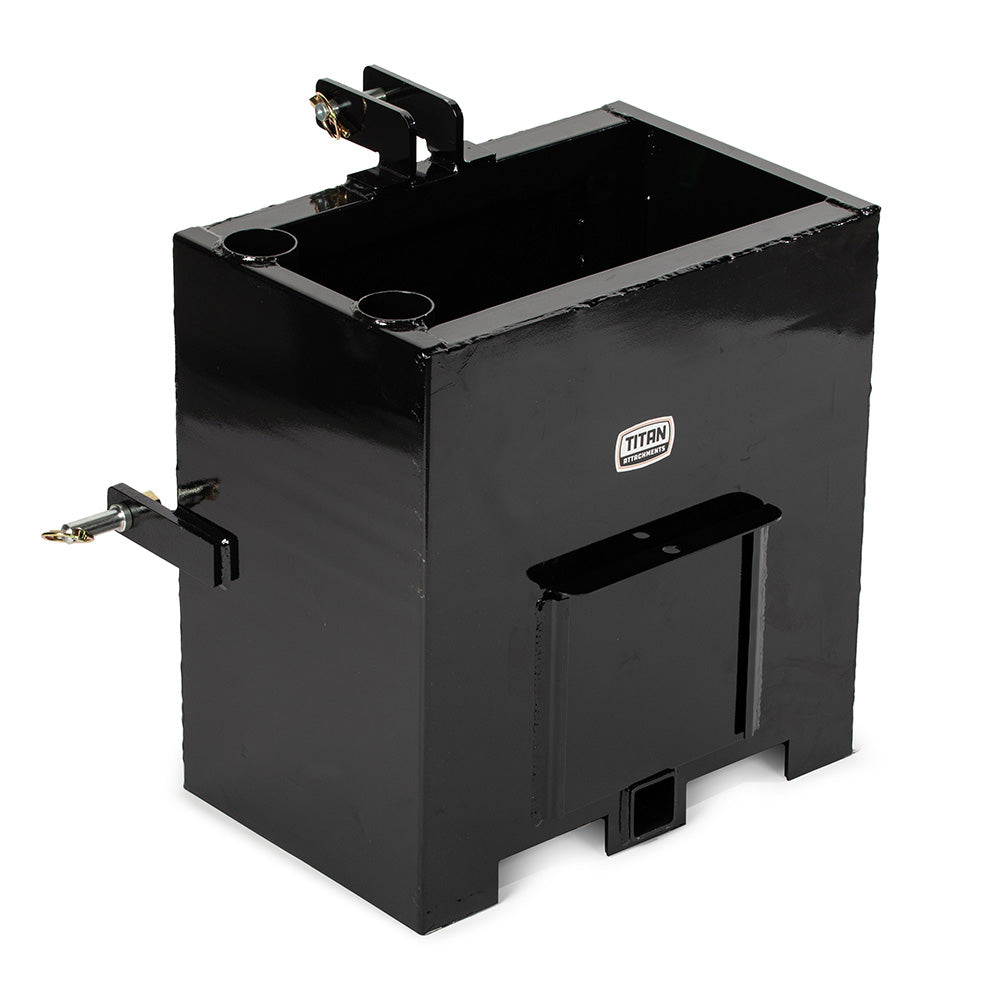 3 Point Ballast Box Fits Category 1 Tractors | Black