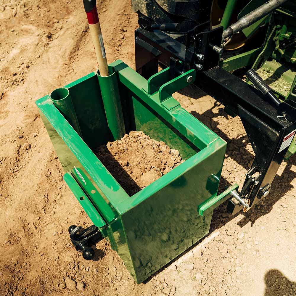 3 Point Ballast Box Fits Category 1 Tractors | Green