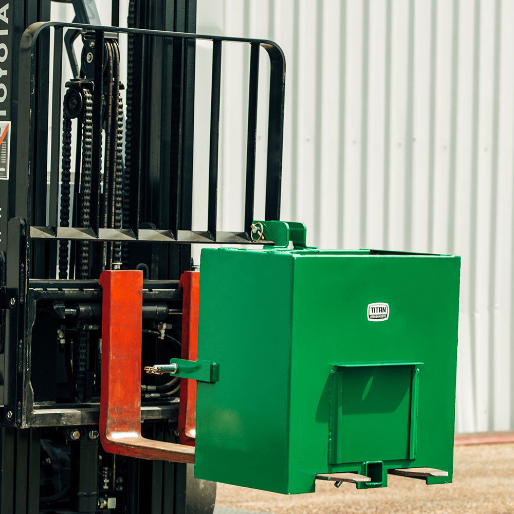 3 Point Ballast Box Fits Category 1 Tractors | Green