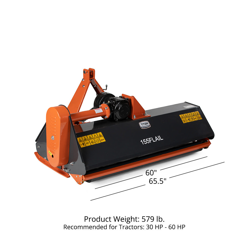 3 Point Flail Mowers | Charcoal / 60"