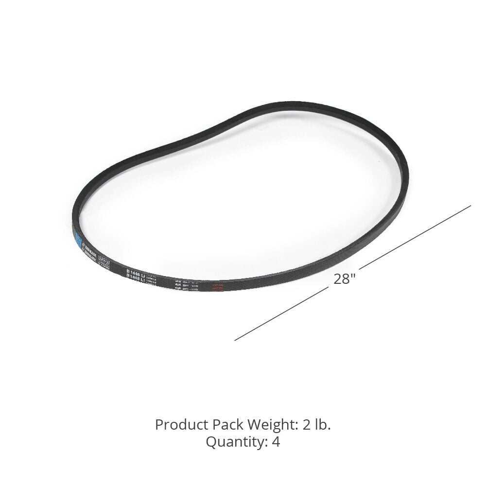 SCRATCH AND DENT - Replacement Belts for 48" Finish Mower - FINAL SALE