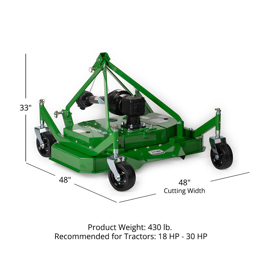 3 Point Finish Mowers 48" | Green / 48"