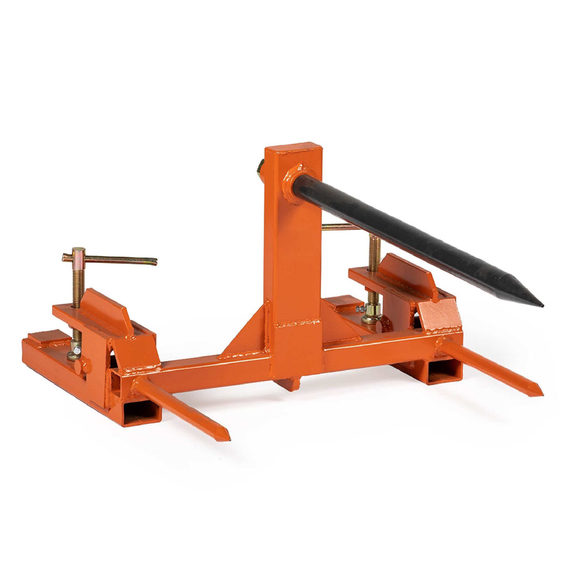 SCRATCH AND DENT - Clamp on Hay Spear Attachment | Single Spear | 2 Stabilizers - FINAL SALE