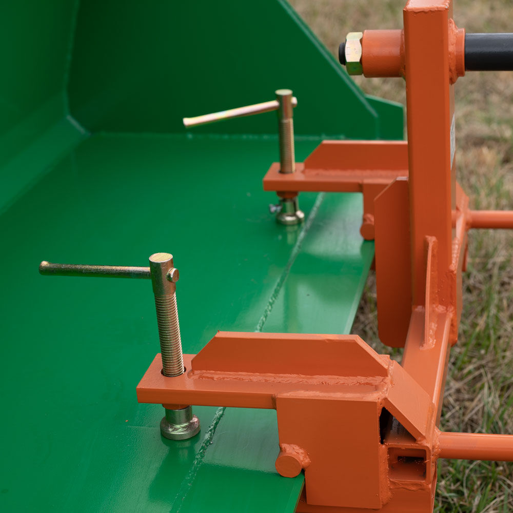 SCRATCH AND DENT - Clamp on Hay Spear Attachment | Single Spear | 2 Stabilizers - FINAL SALE