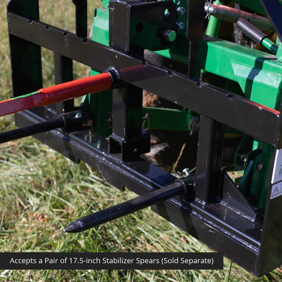 Standard Series 3 Point Pallet Fork Frame Attachment, Fits Cat I & II Tractors | Frame Only - view 9