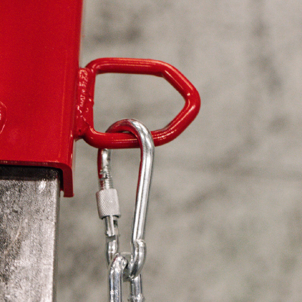 Clamp-On Forklift Hitch Receiver Adapter | Include Chain