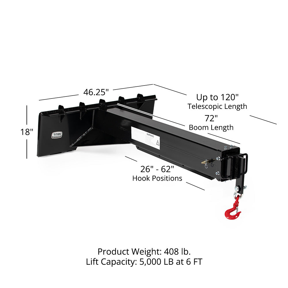 Adjustable Skid Steer Crane Jib | Jib Only - view 10