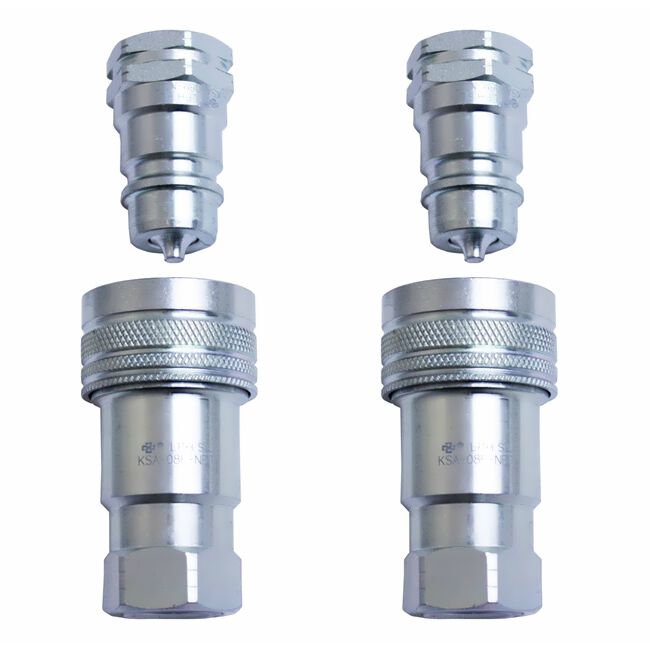 (2 Set) Titan 1/2" Hydraulic Ag Quick Couplers Interchange 4050-4 / 8010-4 Pioneer Deere - view 1
