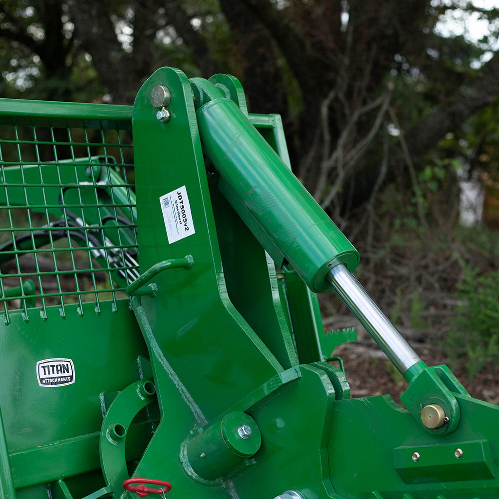 12" Rotating Tree Shear Attachment Fits John Deere Loaders - view 7