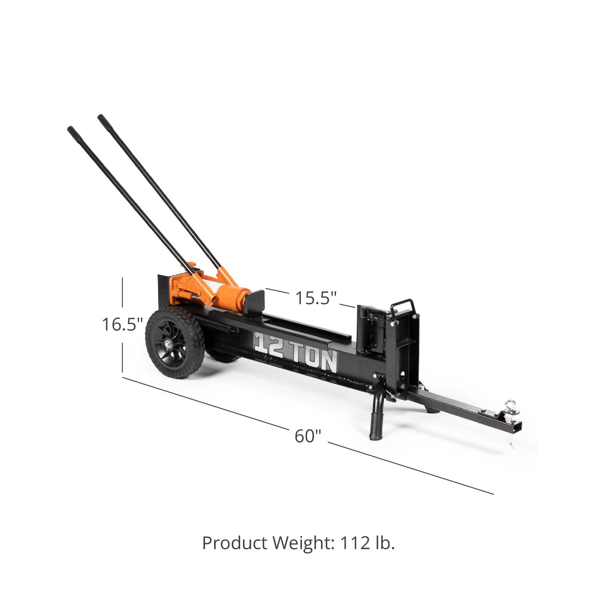 12 Ton Manual Tow-Behind Log Splitter