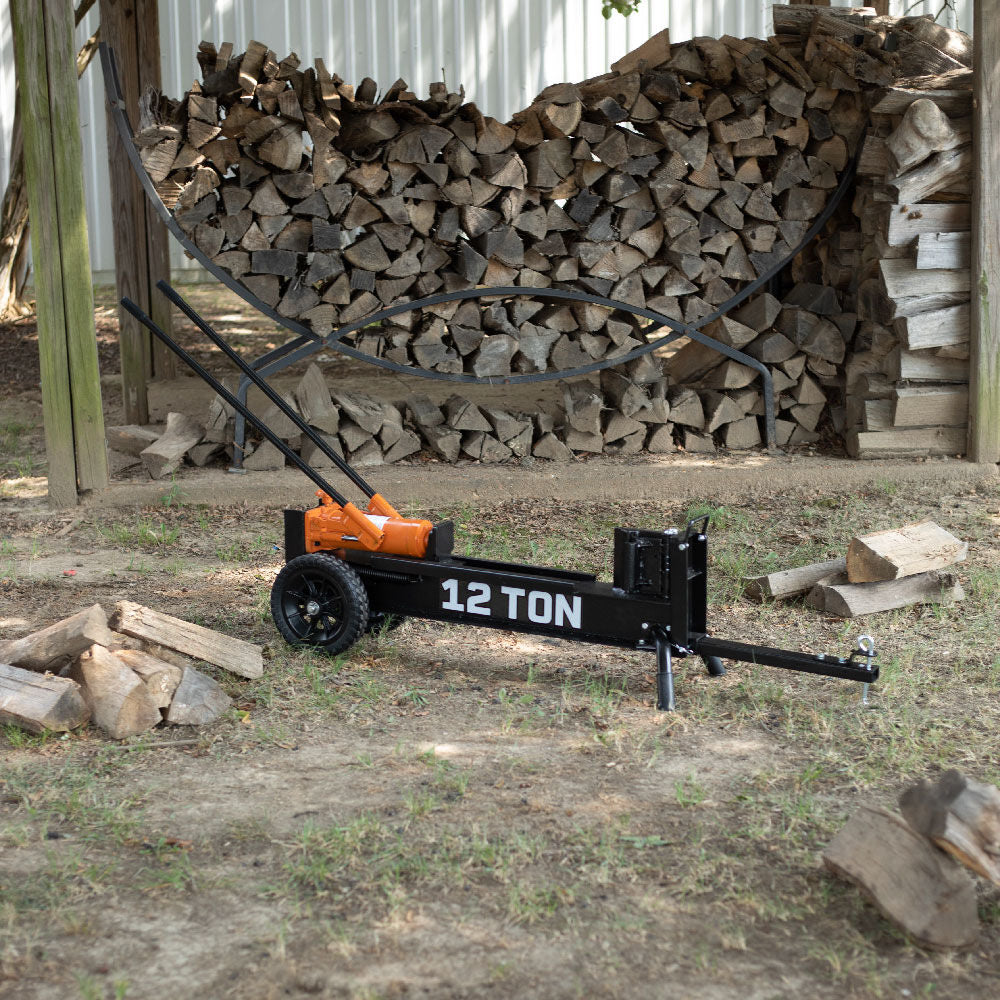 12 Ton Manual Tow-Behind Log Splitter