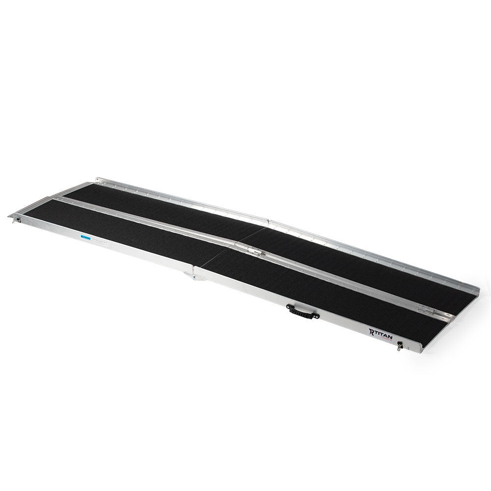 SCRATCH AND DENT - 8 FT Multifold Aluminum Wheelchair Ramp - FINAL SALE