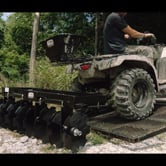 4 FT ATV Notched Disc Harrow