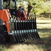 Standard Series Skid Steer Root Debris Rake | 60"