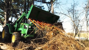 72" Manure Tine Bucket Attachment Fits John Deere Tractors | Frame Only