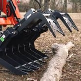 Grade 50 Standard Series Skid Steer Root Grapple Bucket | 60"