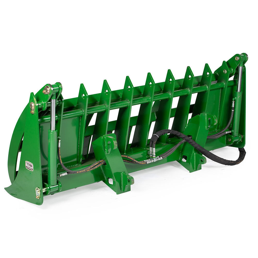 Global Euro Root Grapple Rake Attachments Fits John Deere | 84"