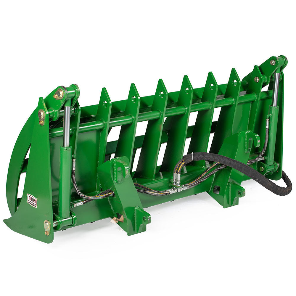 Global Euro Root Grapple Rake Attachments Fits John Deere | 72"